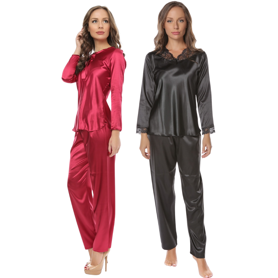 Pijamale cu mânecă lungă damă