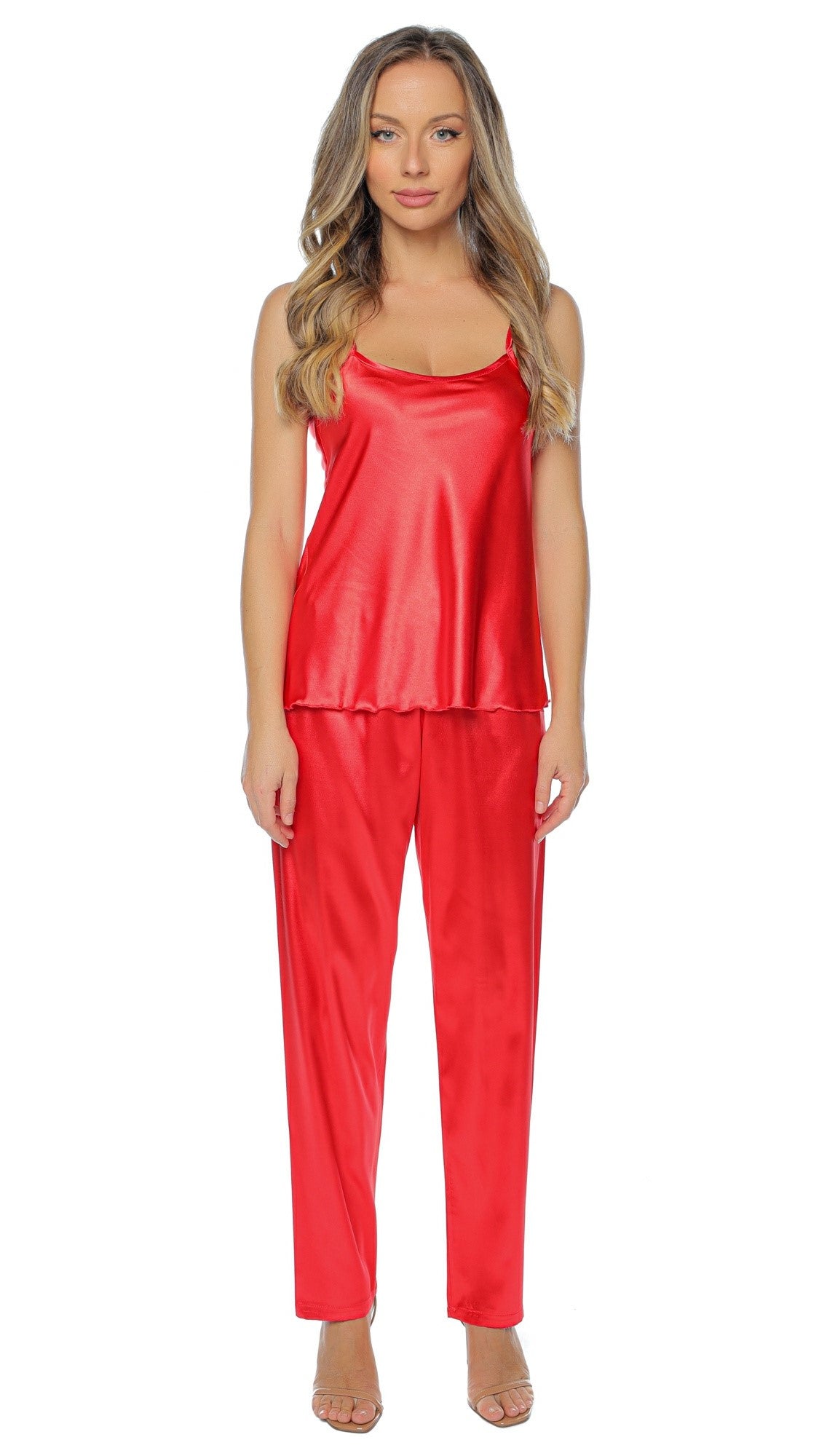 Set Pijama din Satin pentru Damă - Anca