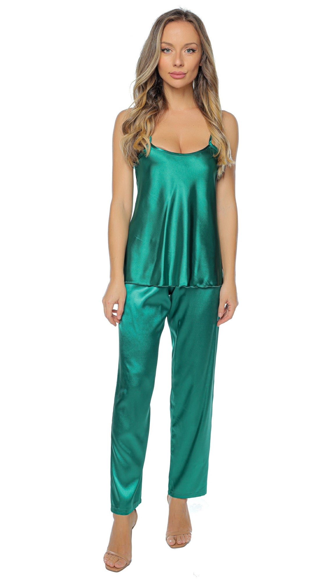 Set Pijama din Satin pentru Damă - Anca