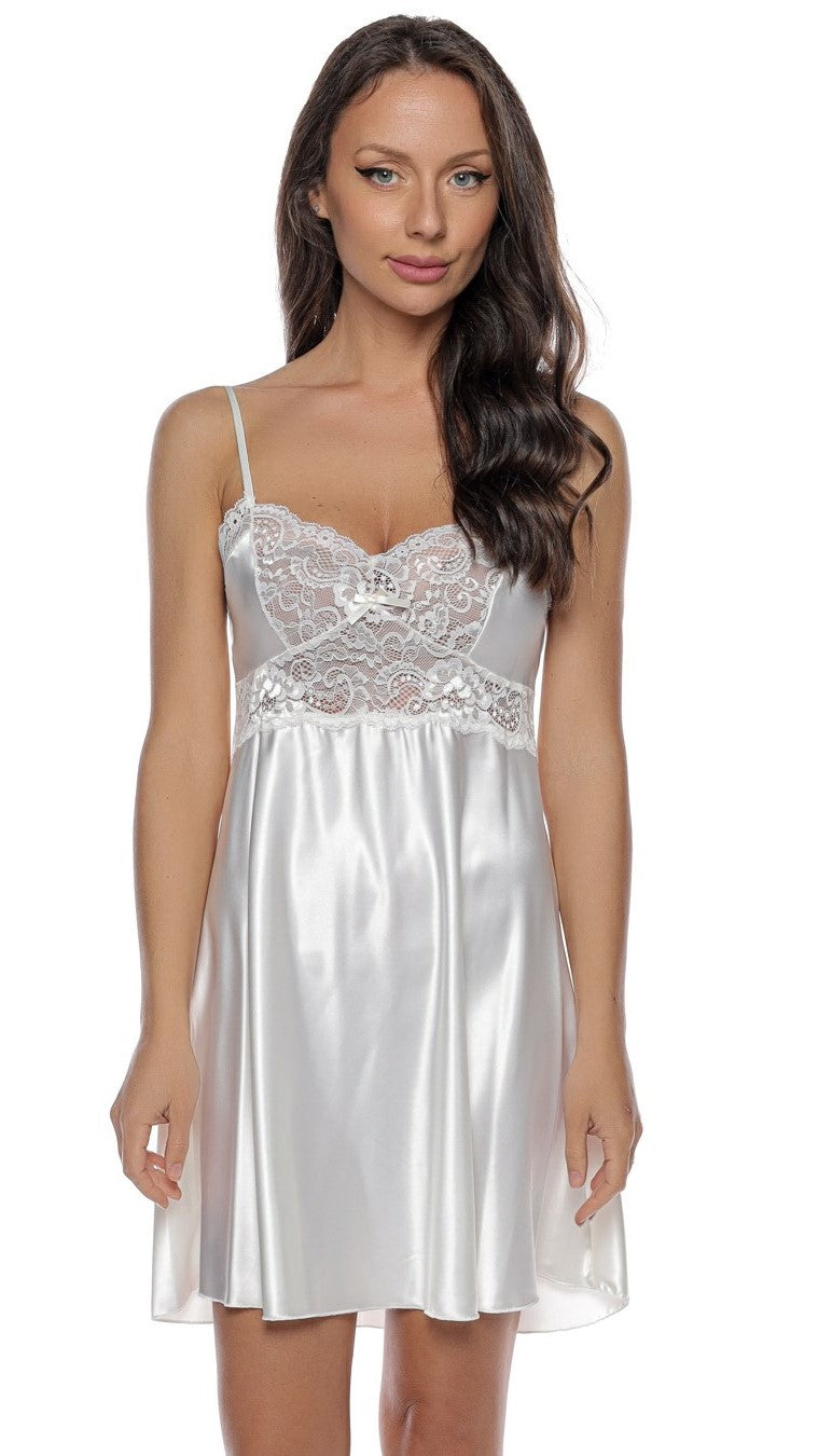 Cămașă scurtă de noapte din Satin - Ștefania