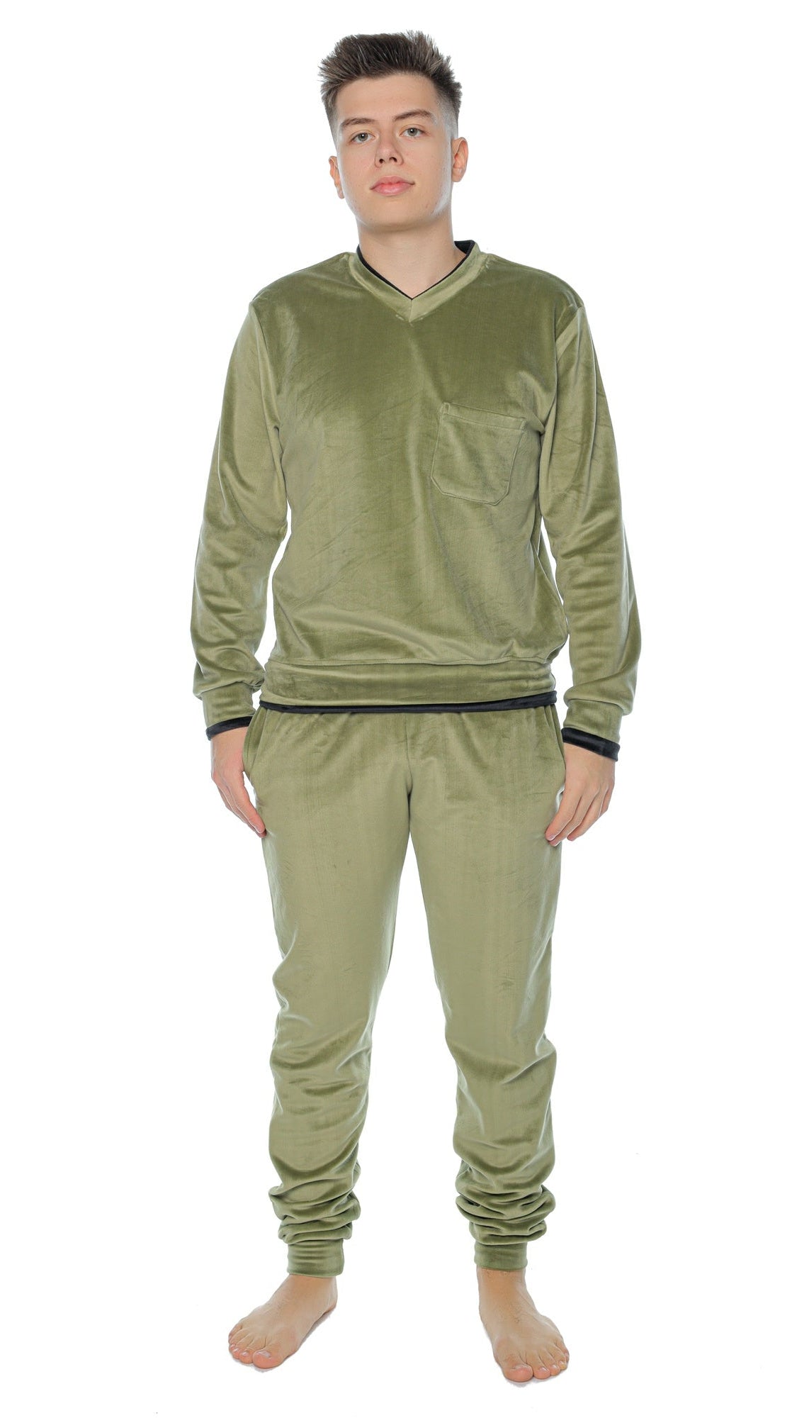 Trening din Catifea pentru Bărbați, cu mânecă lungă – Robert