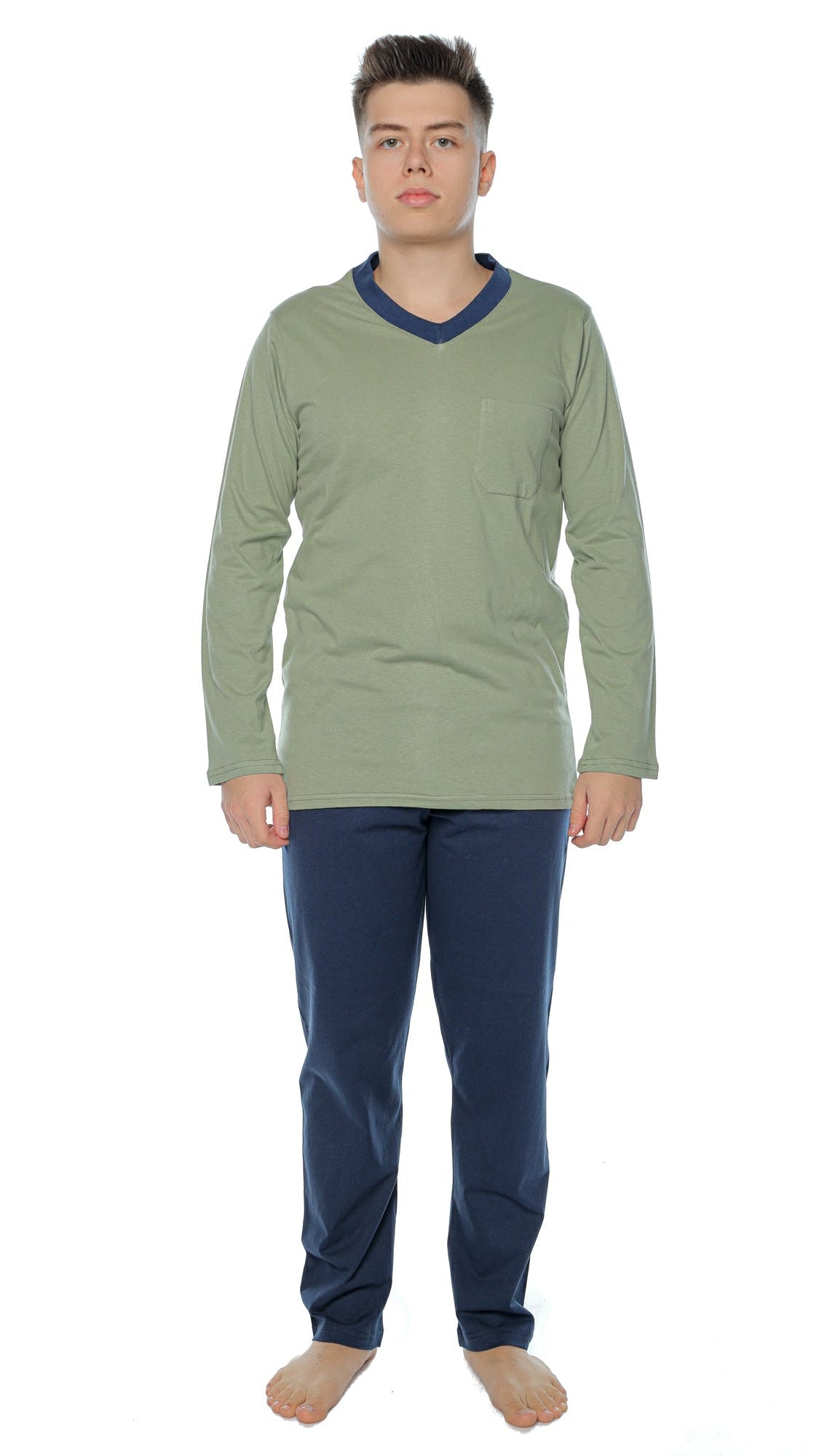 Set Pijama din Bumbac Subțire pentru Bărbați – Cristian