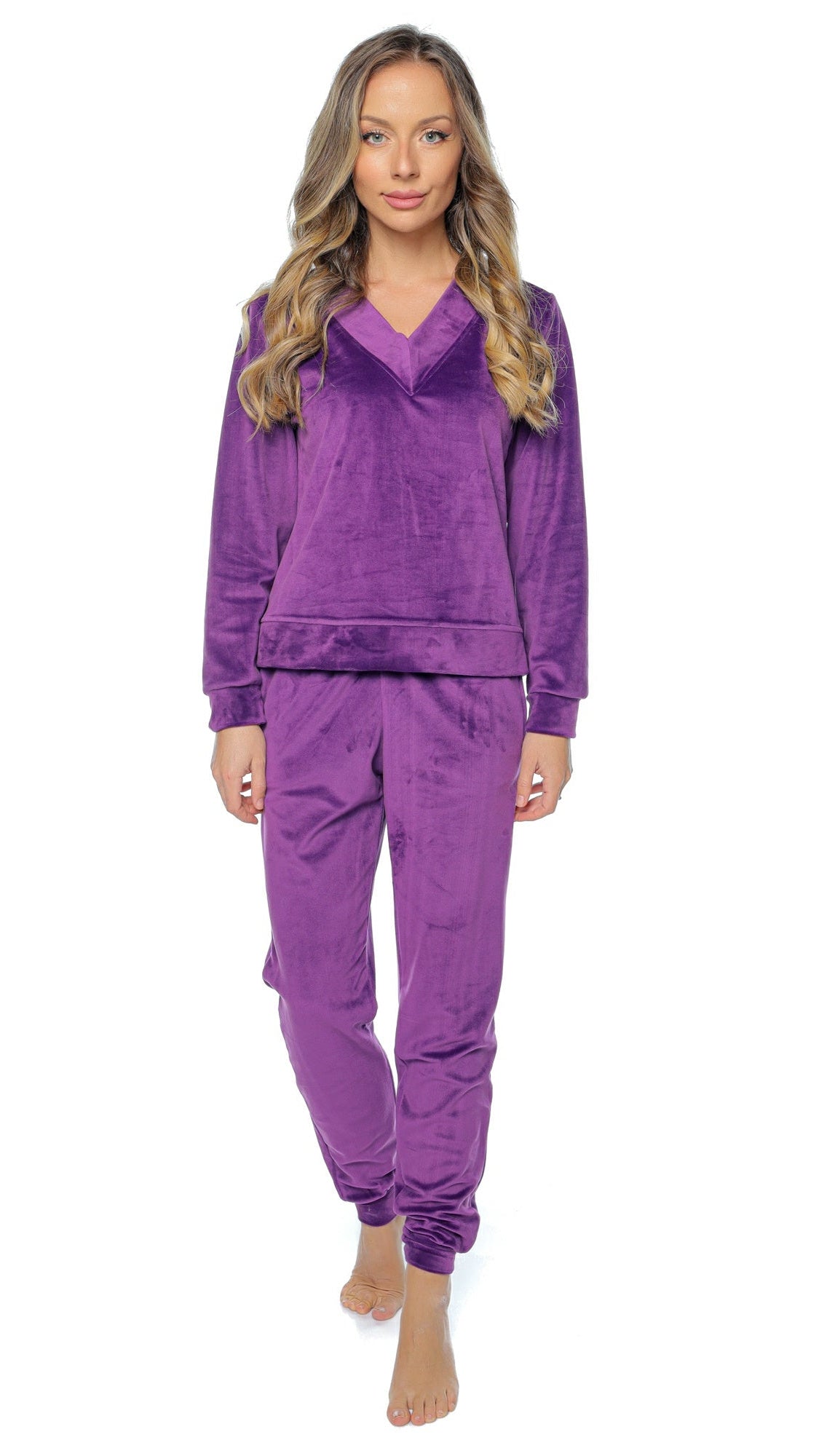 Trening din Catifea pentru Damă cu mânecă lungă – Antonia