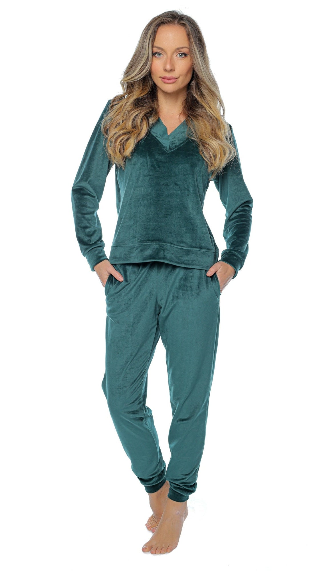 Trening din Catifea pentru Damă cu mânecă lungă – Antonia