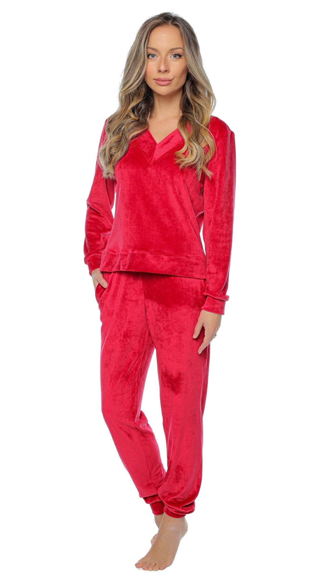 Trening din Catifea pentru Damă cu mânecă lungă – Antonia