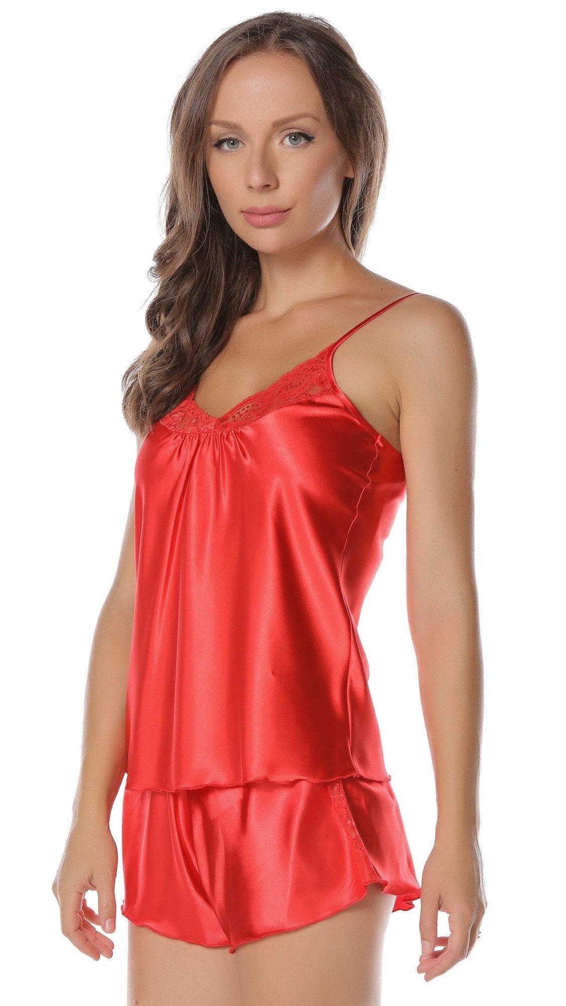 Set Babydoll din Satin pentru Damă - Ioana