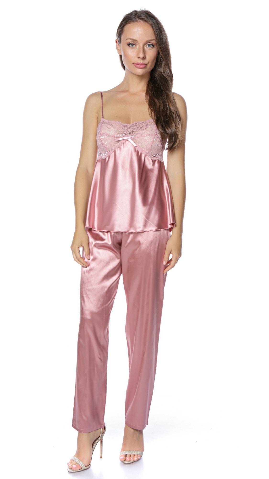 Set Pijama din Satin pentru Damă - Monica