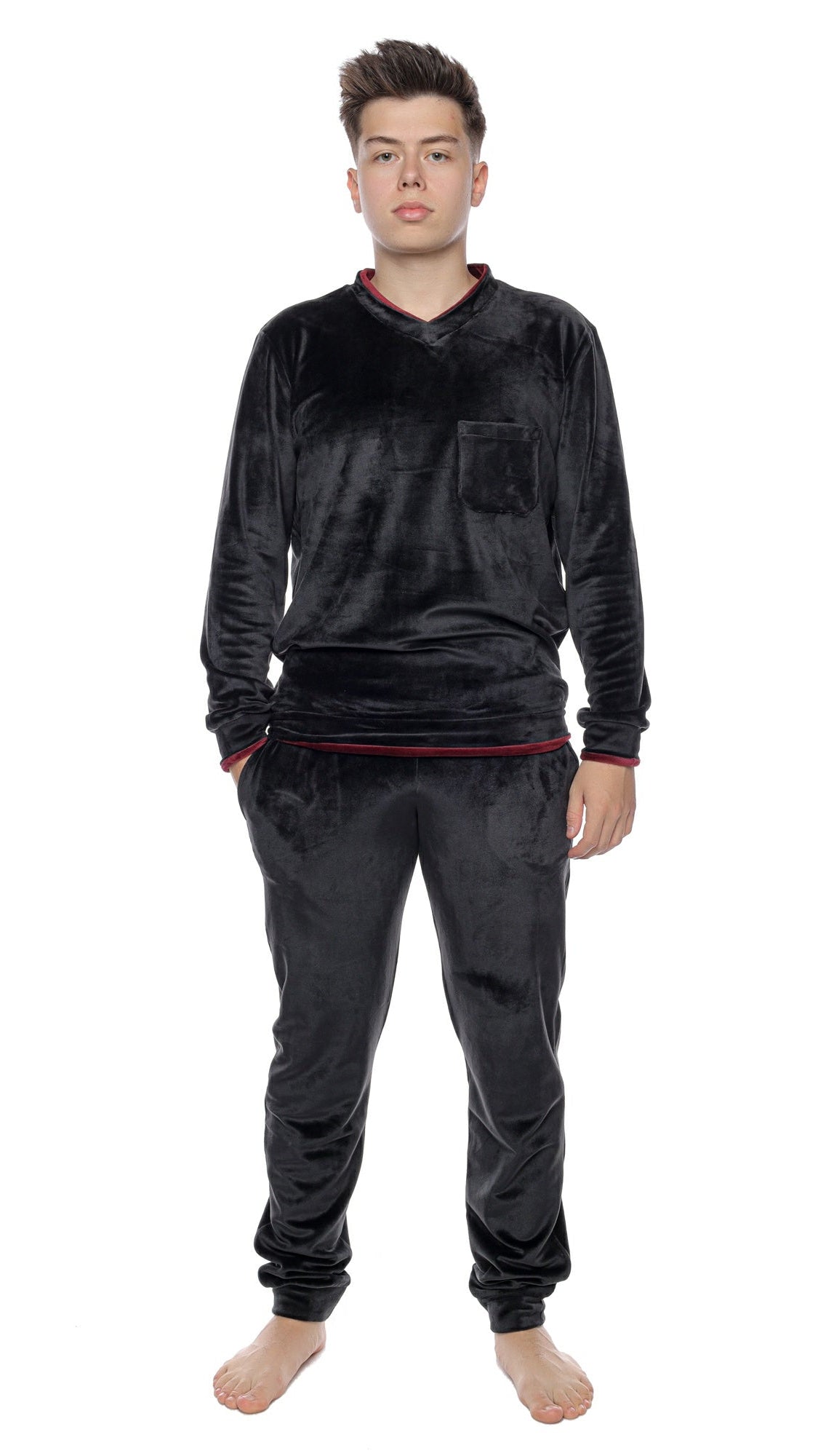 Trening din Catifea pentru Bărbați, cu mânecă lungă – Robert