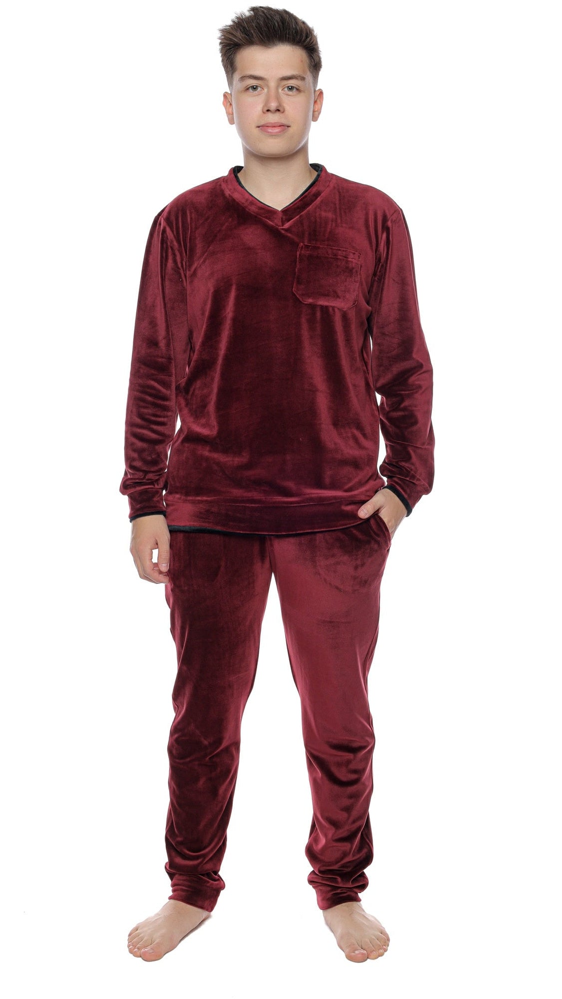 Trening din Catifea pentru Bărbați, cu mânecă lungă – Robert