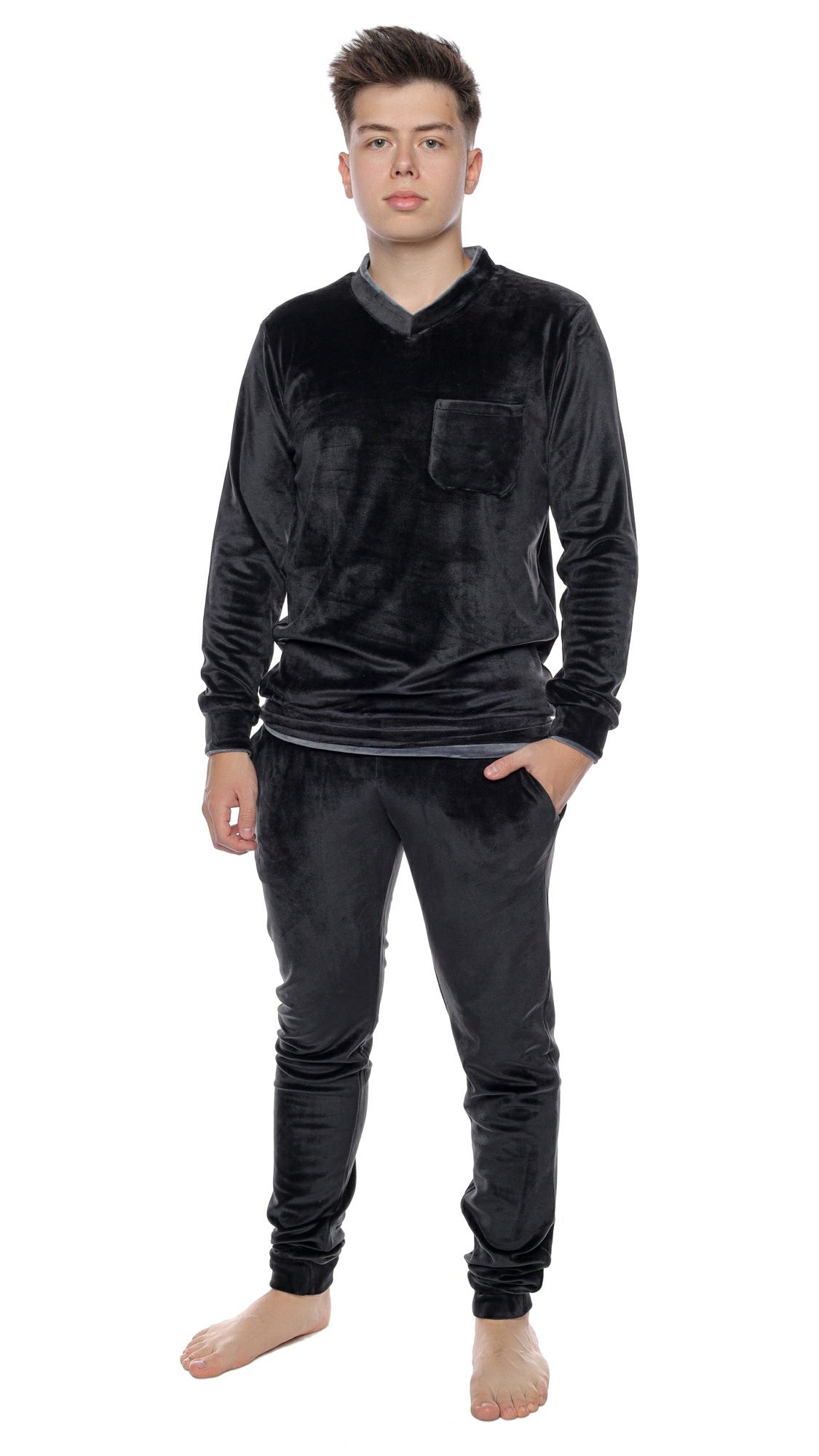 Trening din Catifea pentru Bărbați, cu mânecă lungă – Robert